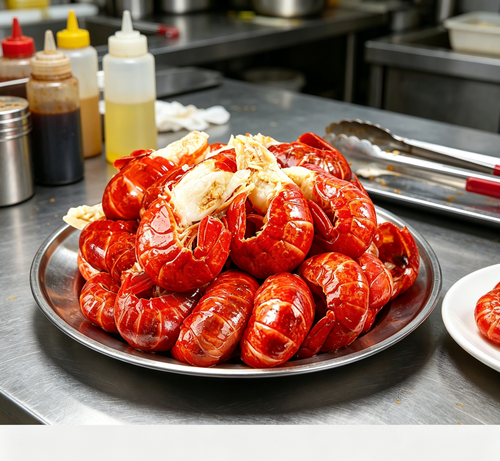 Delicious Boiled Crawfish Clusters